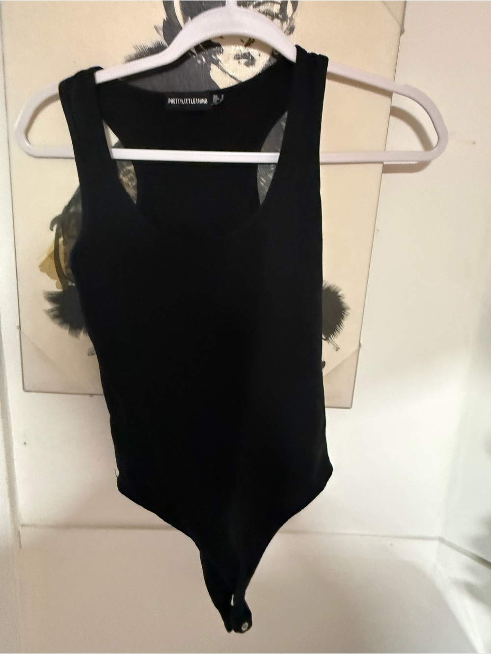 PrettyLittleThing Black Ribbed Kids Bodysuit Tank
